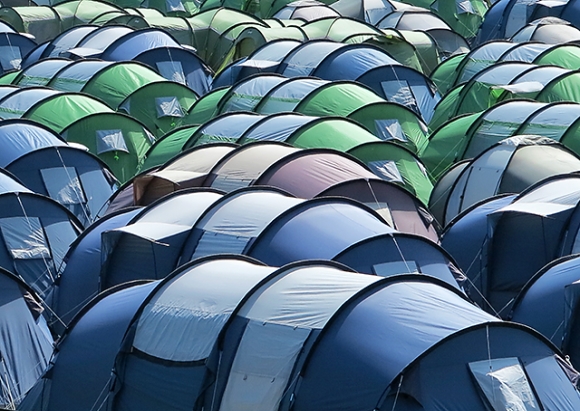 Tents at T in the Park