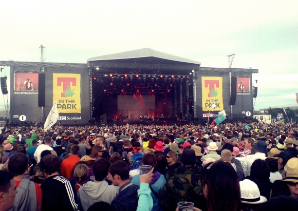 T in the Park Festival main stage